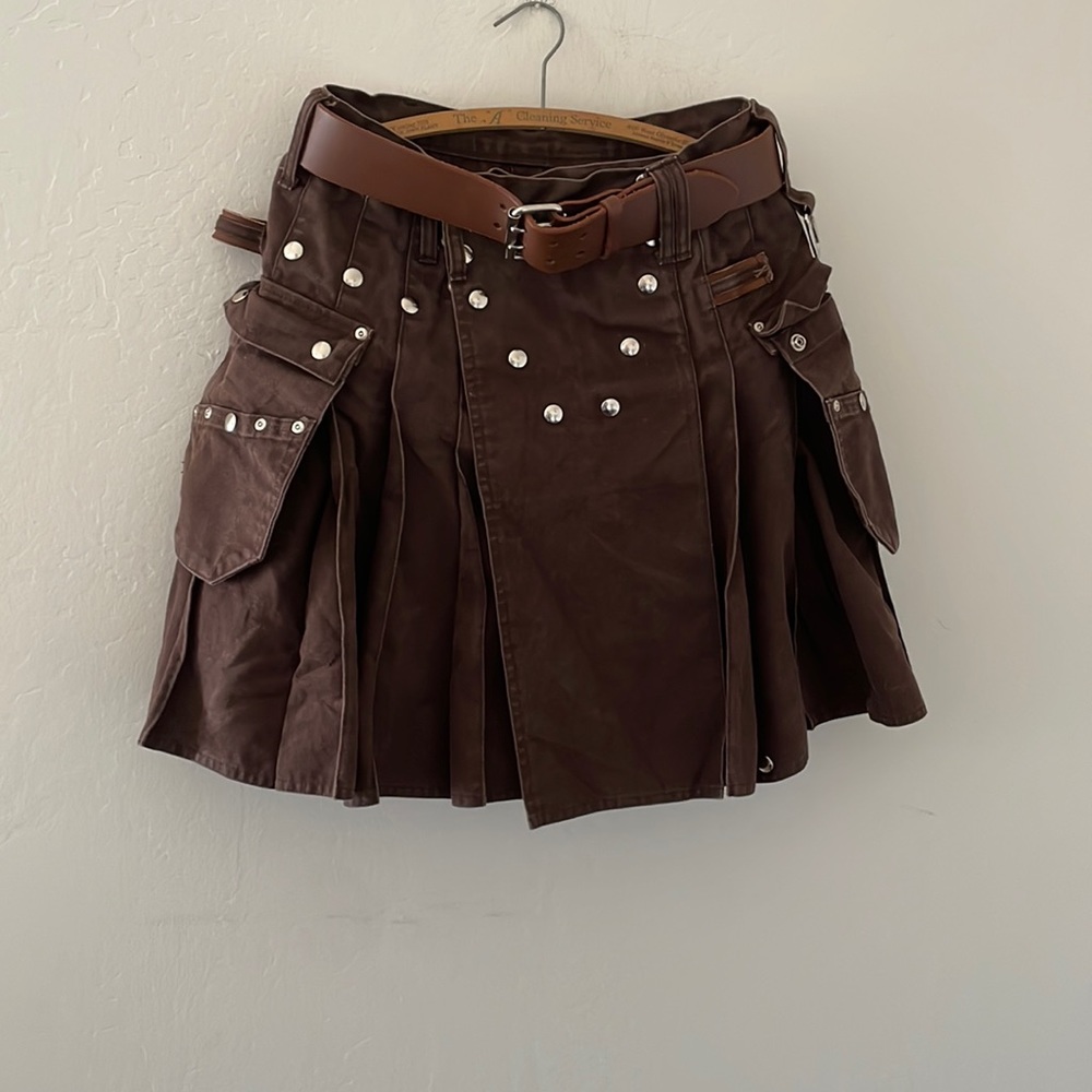 Utilikilts Workman Kilt with belt 34x23